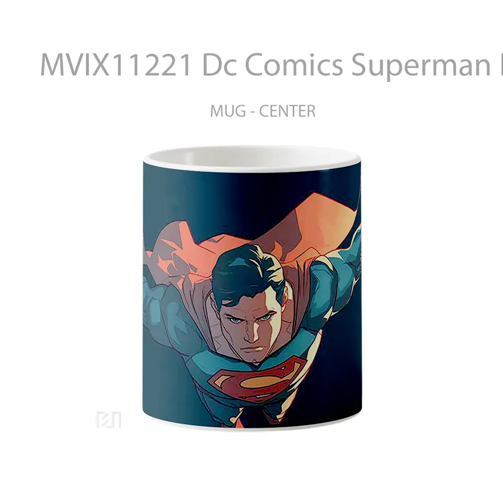 Mug Dc Comics Superman Flying Straight Ahead Hadiah Spesial Fans Superhero