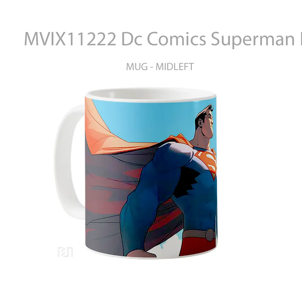 Mug Dc Comics Superman Heroic Stance Koleksi Mug Karakter Jepang - All-side / Desain