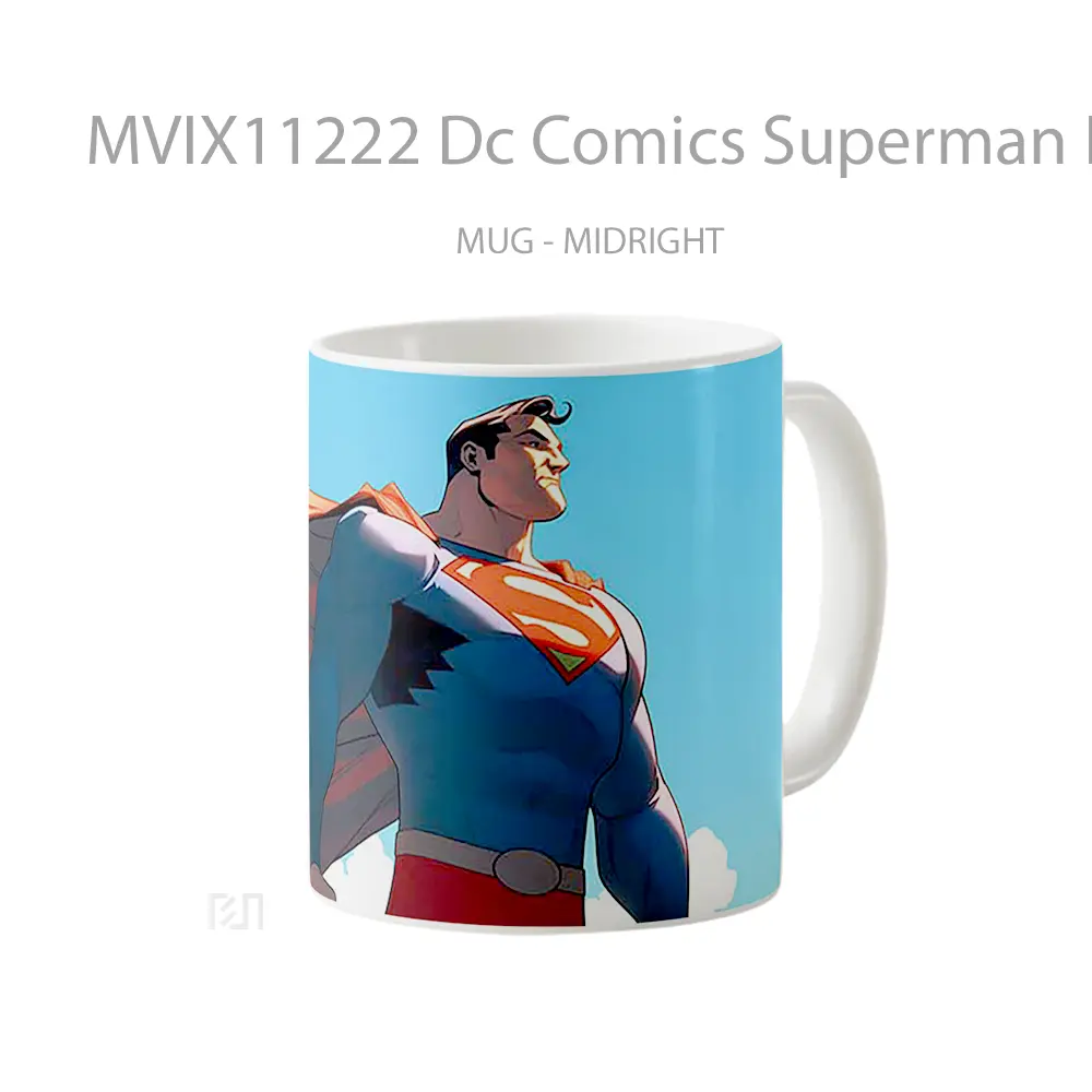 Mug Dc Comics Superman Heroic Stance Koleksi Mug Karakter Jepang - All-side / Desain