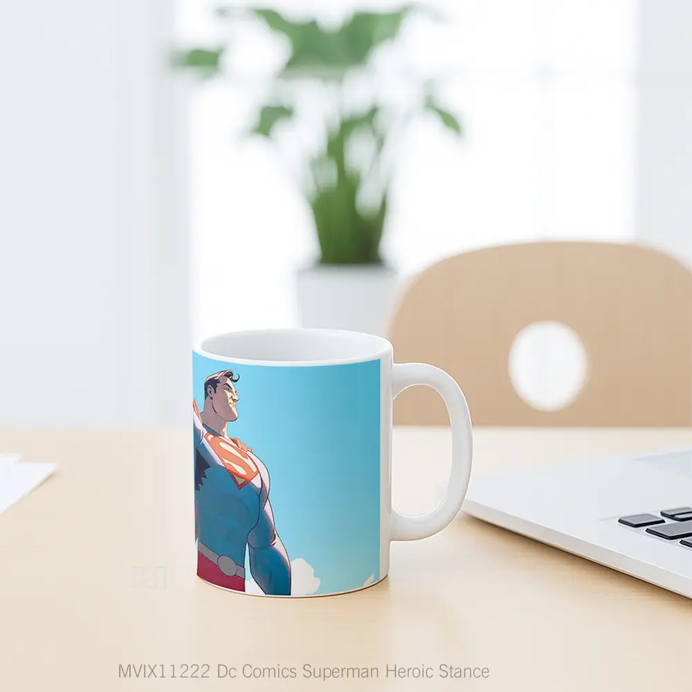 Mug Dc Comics Superman Heroic Stance Koleksi Mug Karakter Jepang - All-side / Desain
