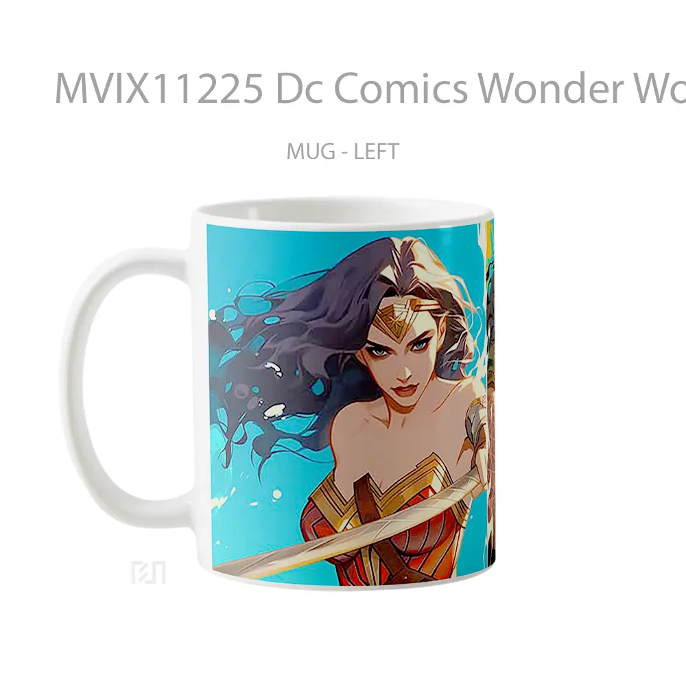 Mug Dc Comics Wonder Woman Aquaman Merchandise Karakter Ikonik - All-side / Desain