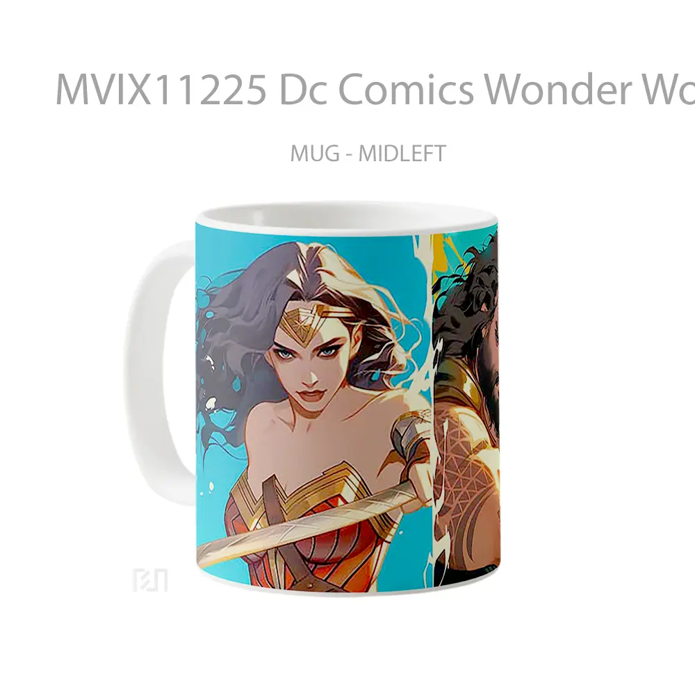 Mug Dc Comics Wonder Woman Aquaman Merchandise Karakter Ikonik - All-side / Desain