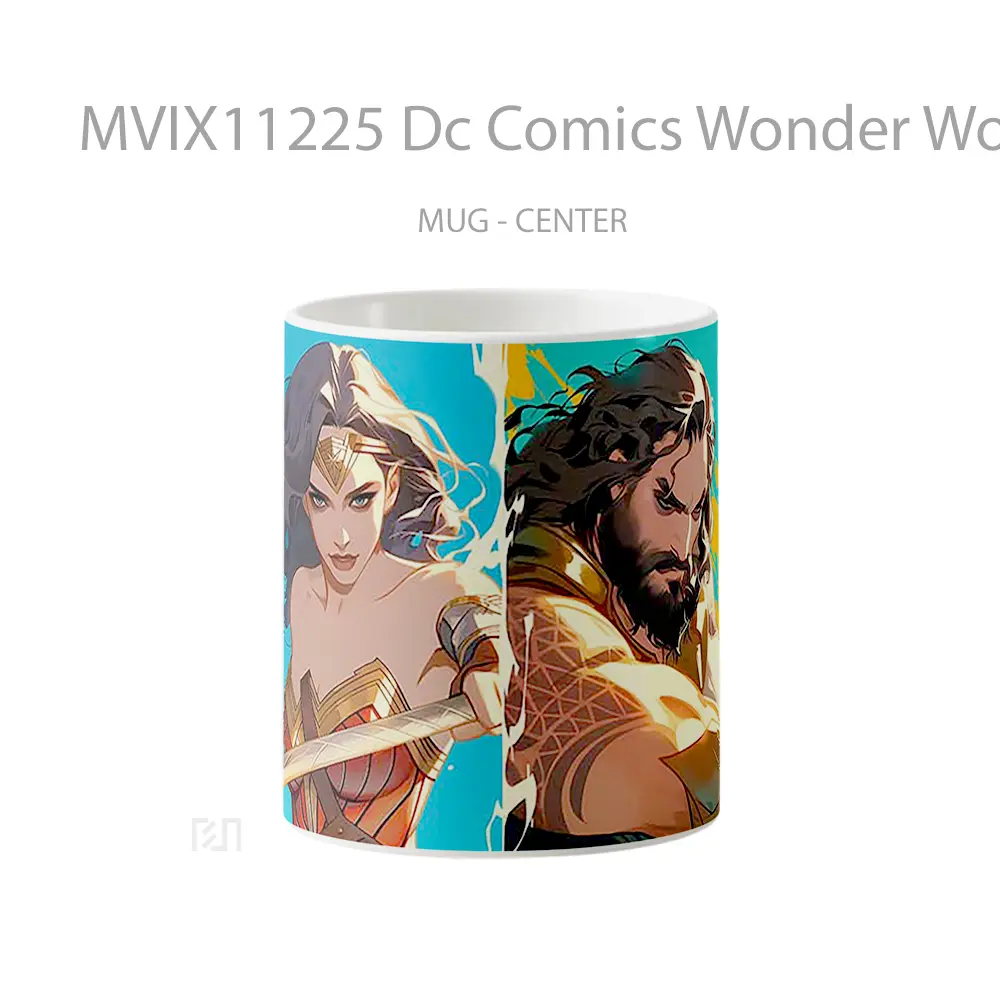Mug Dc Comics Wonder Woman Aquaman Merchandise Karakter Ikonik