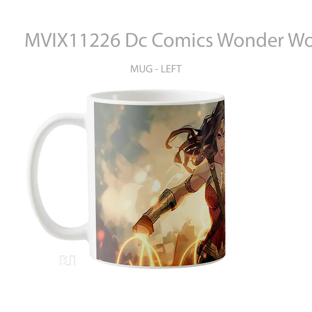 Mug Dc Comics Wonder Woman Golden Armor 1 Koleksi Mug Film dan Komik - All-side / Desain