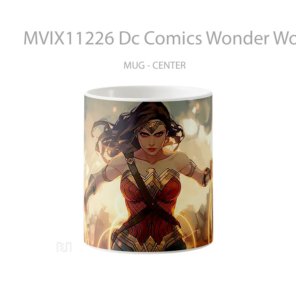 Mug Dc Comics Wonder Woman Golden Armor 1 Koleksi Mug Film dan Komik