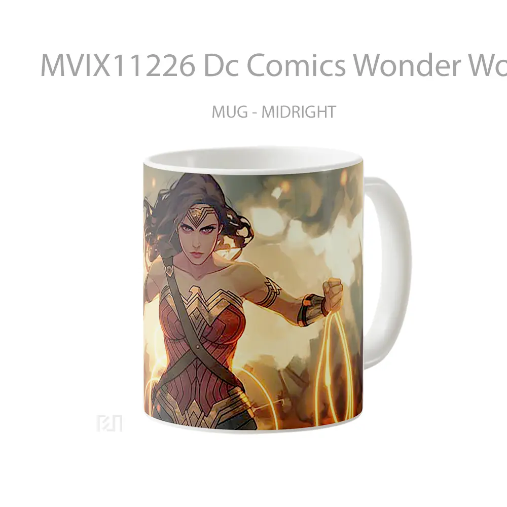 Mug Dc Comics Wonder Woman Golden Armor 1 Koleksi Mug Film dan Komik - All-side / Desain