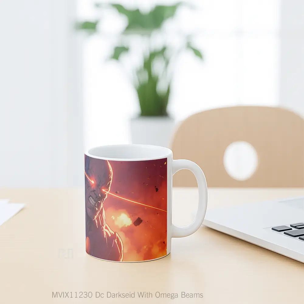 Mug Dc Darkseid With Omega Beams Koleksi Mug Film dan Komik - All-side / Desain
