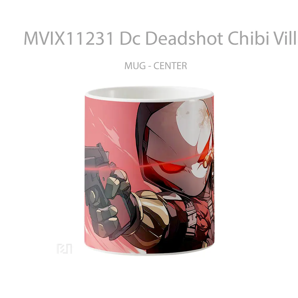 Mug Dc Deadshot Chibi Villain Gelas Keramik Koleksi Superhero