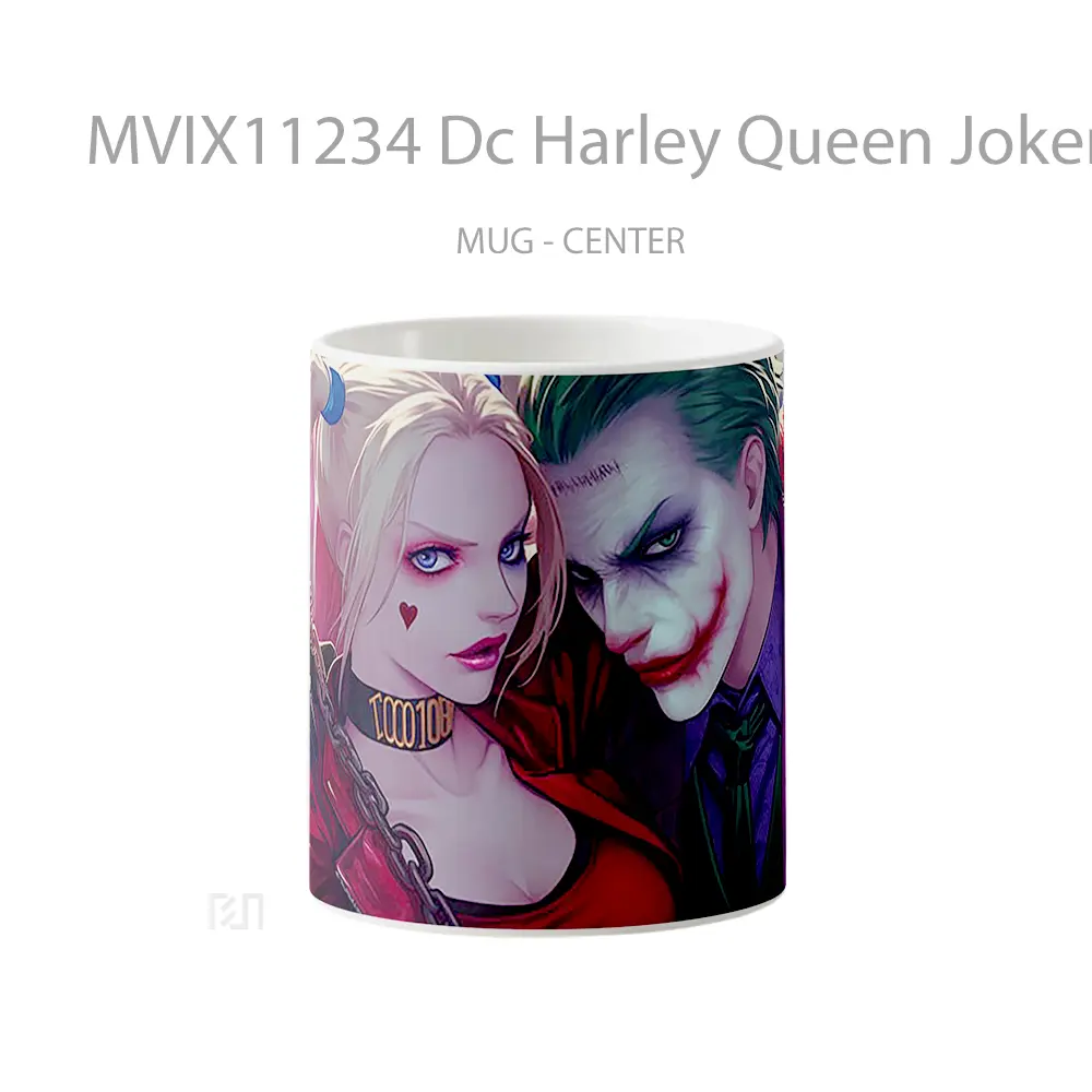 Mug Dc Harley Queen Joker Hadiah Spesial Fans Superhero