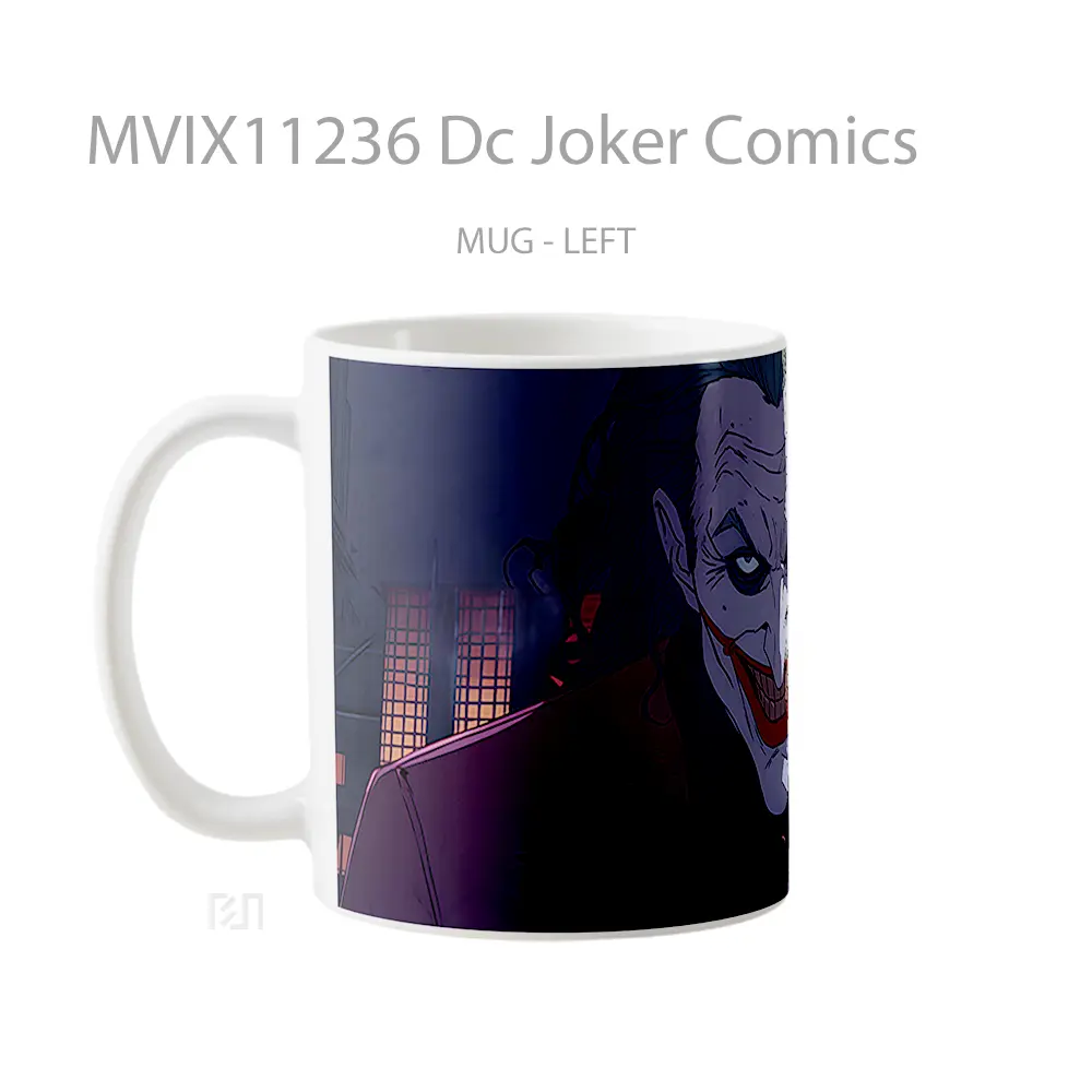 Mug Dc Joker Comics Merchandise Karakter Ikonik - All-side / Desain