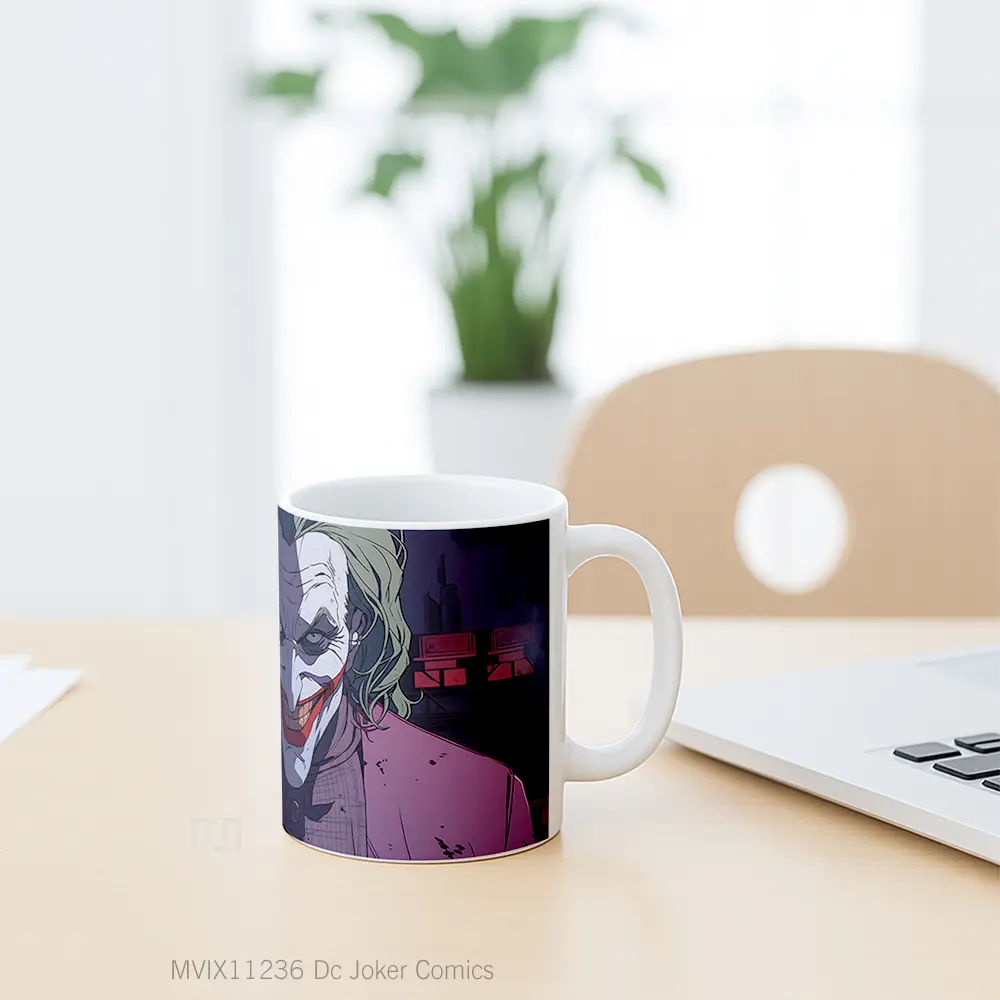Mug Dc Joker Comics Merchandise Karakter Ikonik - All-side / Desain