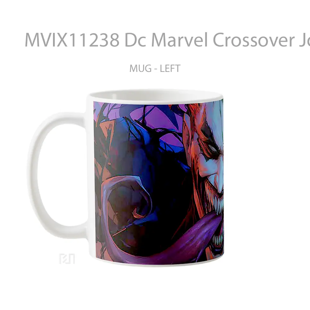 Mug Dc Marvel Crossover Joker Venom Fusion Koleksi Mug Film dan Komik - All-side / Desain