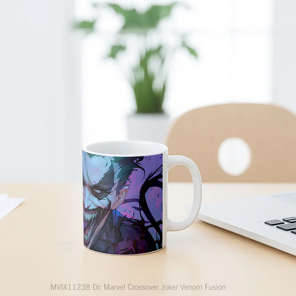 Mug Dc Marvel Crossover Joker Venom Fusion Koleksi Mug Film dan Komik - All-side / Desain