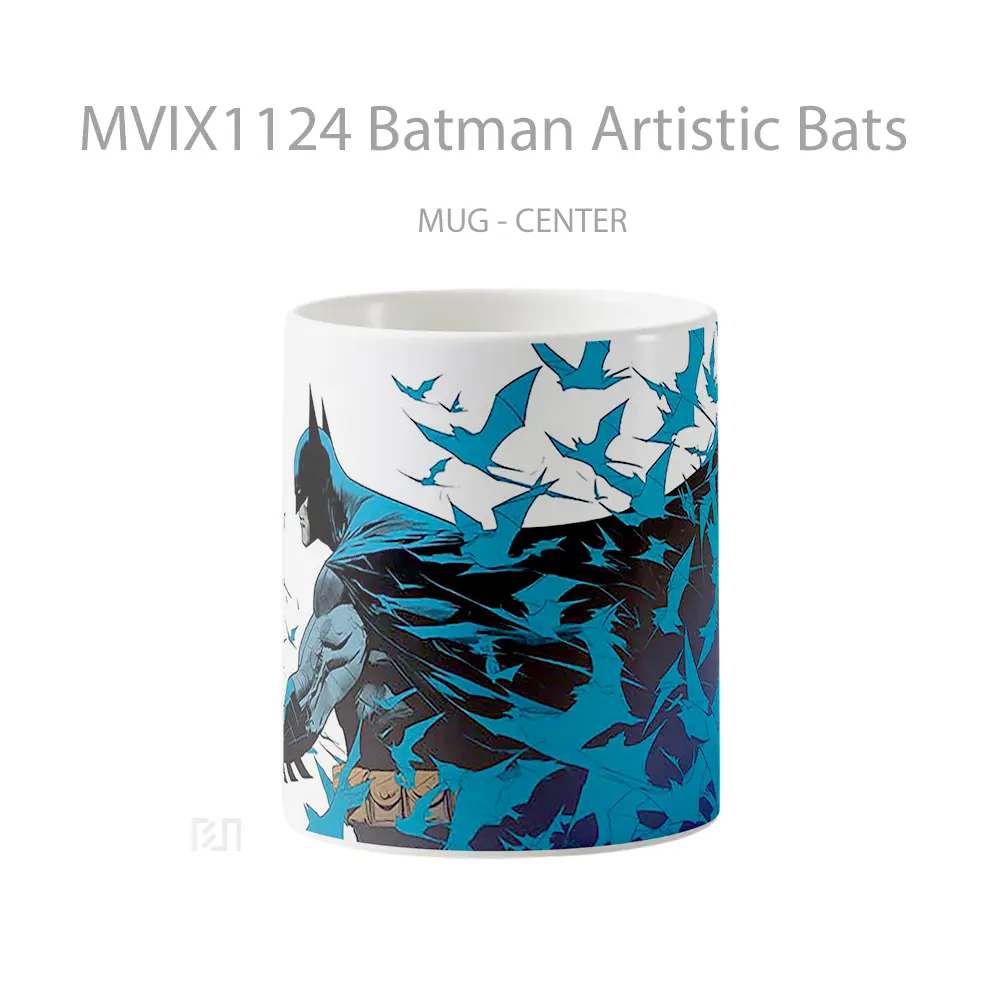 Mug Batman Artistic Bats Gelas Keramik Koleksi Superhero