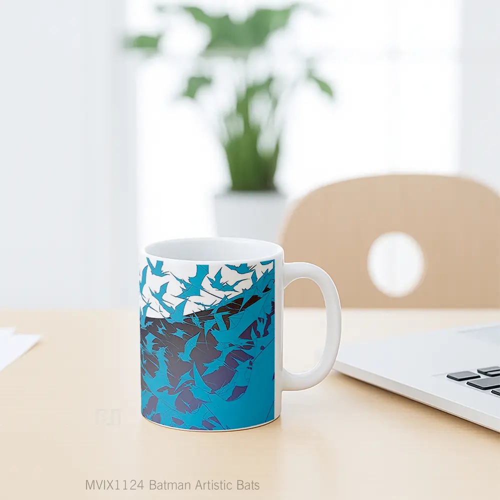 Mug Batman Artistic Bats Gelas Keramik Koleksi Superhero - All-side / Desain