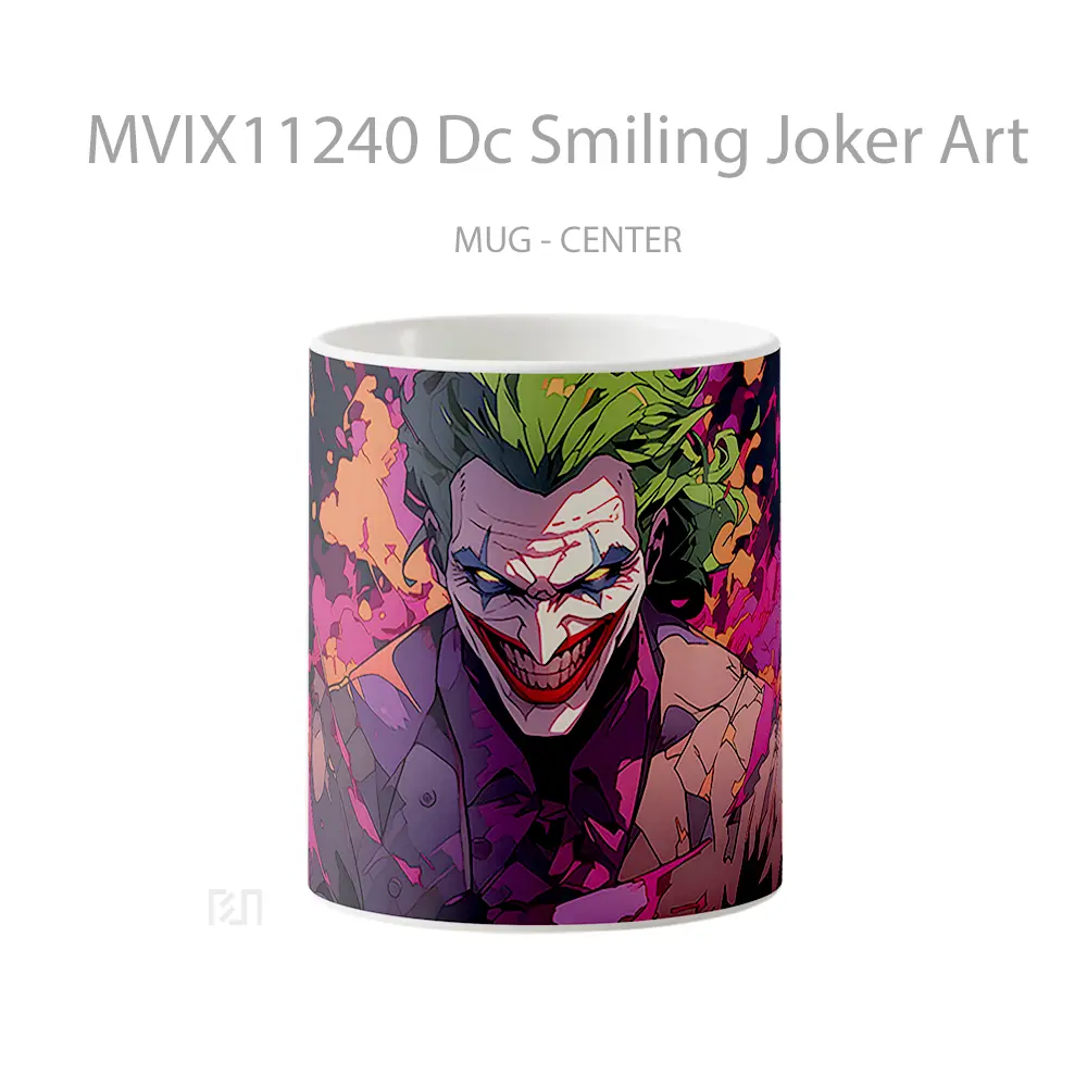 Mug Dc Smiling Joker Art Gelas Keramik Koleksi Superhero