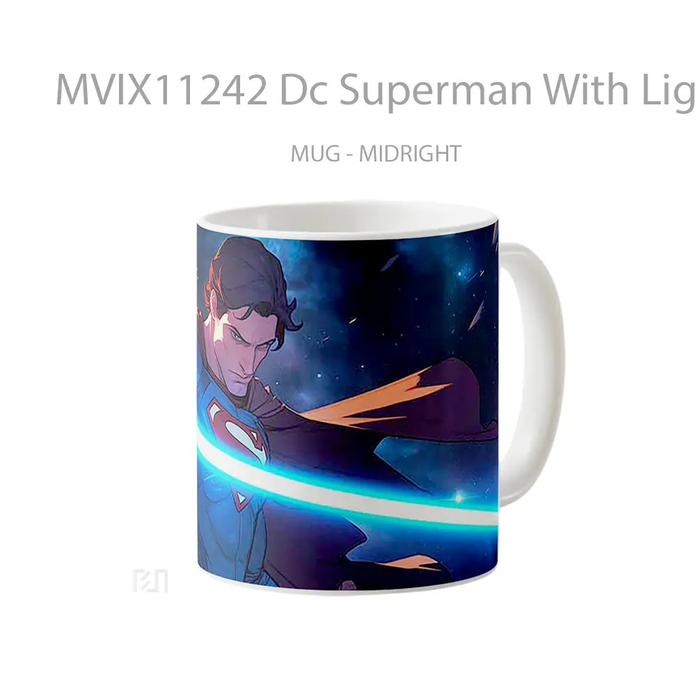 Mug Dc Superman With Lightsaber Gelas Keramik Koleksi Superhero - All-side / Desain