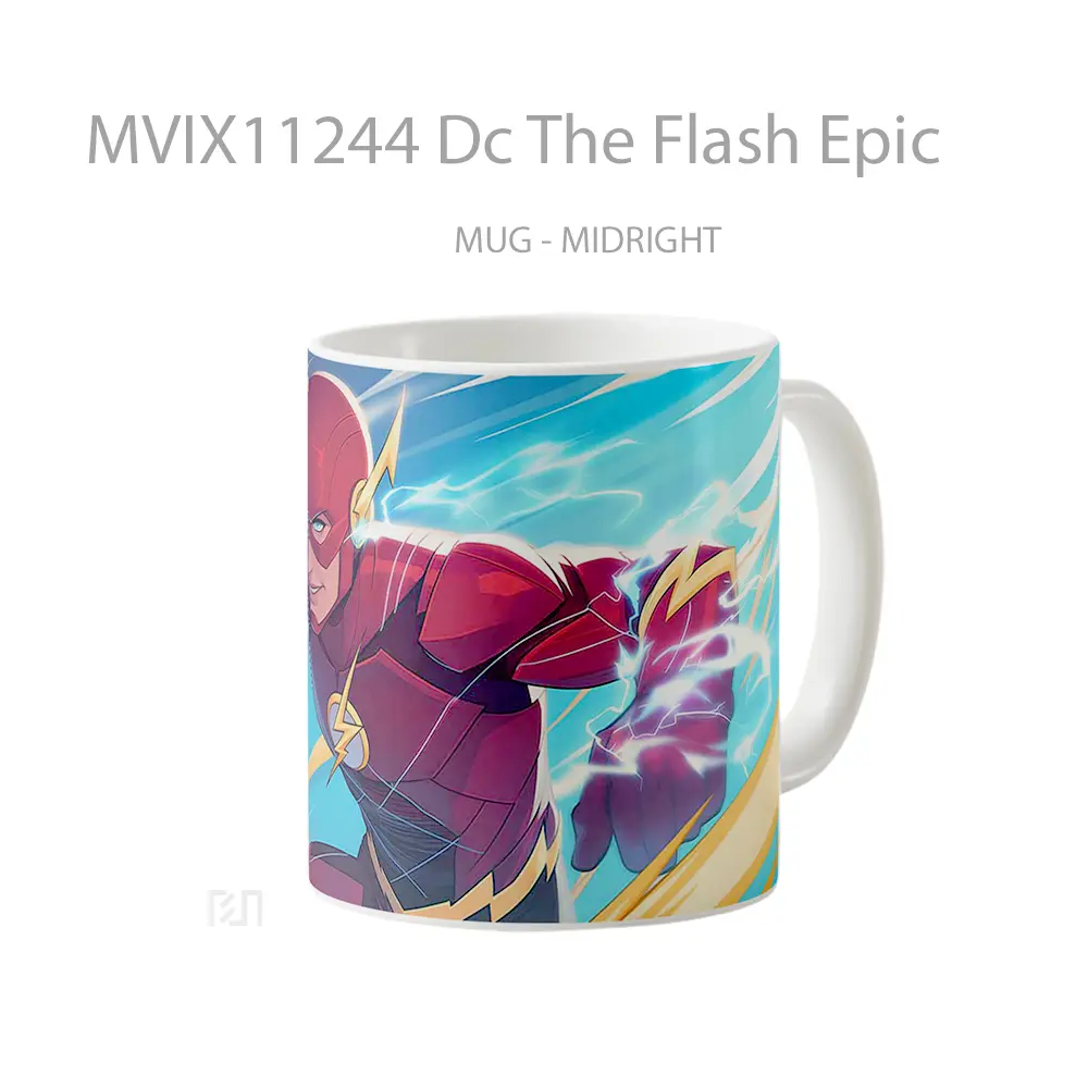 Mug Dc The Flash Epic Gelas Keramik Koleksi Superhero - All-side / Desain