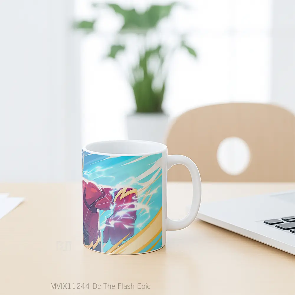 Mug Dc The Flash Epic Gelas Keramik Koleksi Superhero - All-side / Desain