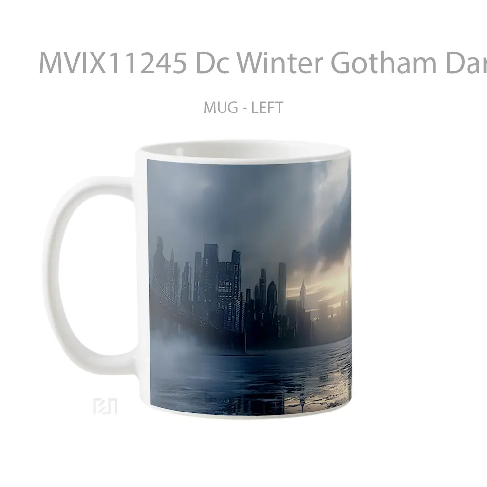 Mug Dc Winter Gotham Dark Koleksi Mug Film dan Komik - All-side / Desain