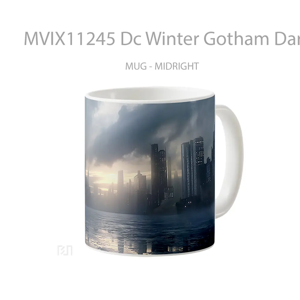 Mug Dc Winter Gotham Dark Koleksi Mug Film dan Komik - All-side / Desain