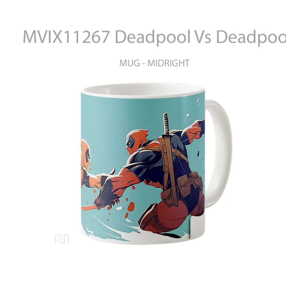 Mug Deadpool Vs Deadpool Ultrawide Koleksi Mug Limited Edition - All-side / Desain