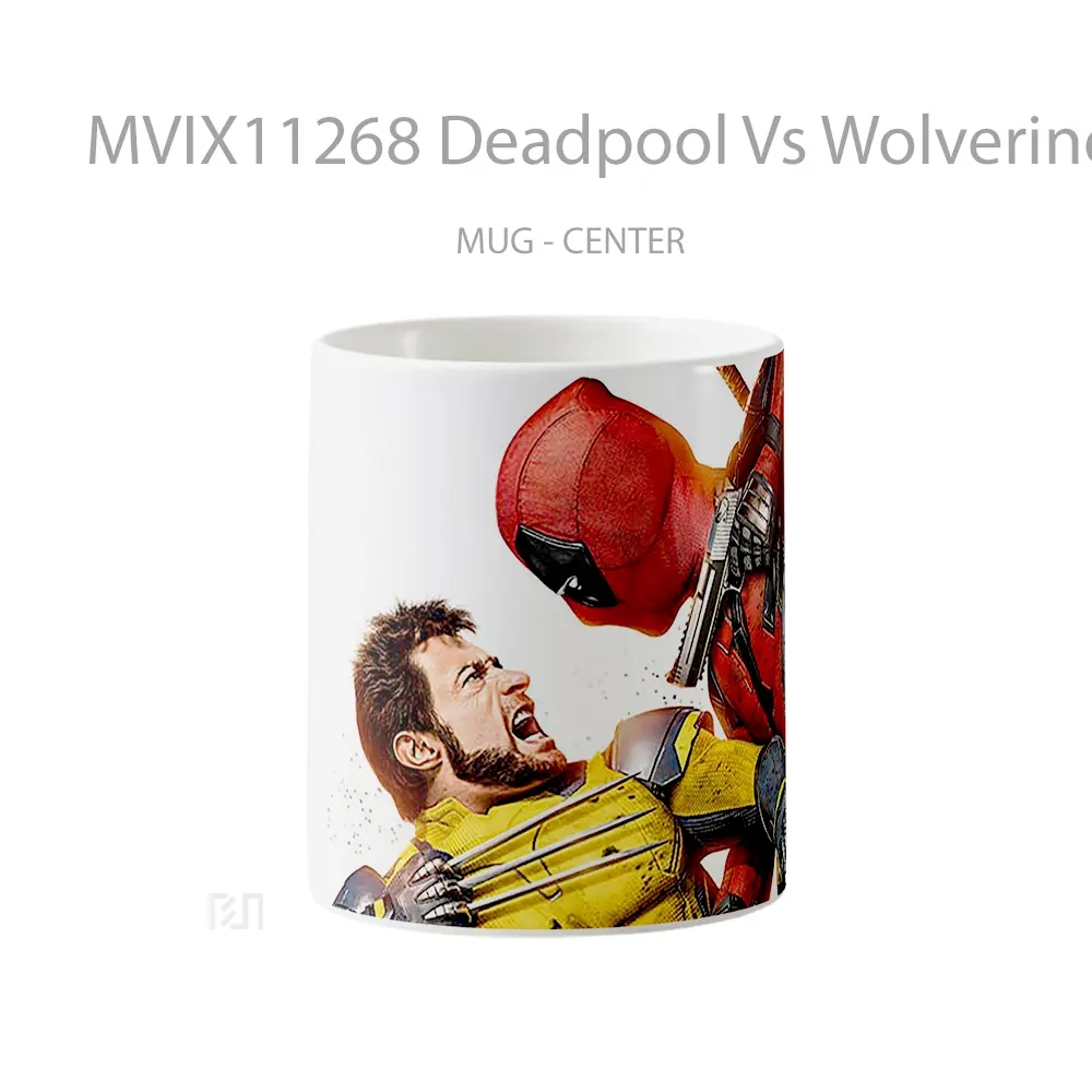 Mug Deadpool Vs Wolverine Battle Hadiah Lucu dan Menarik