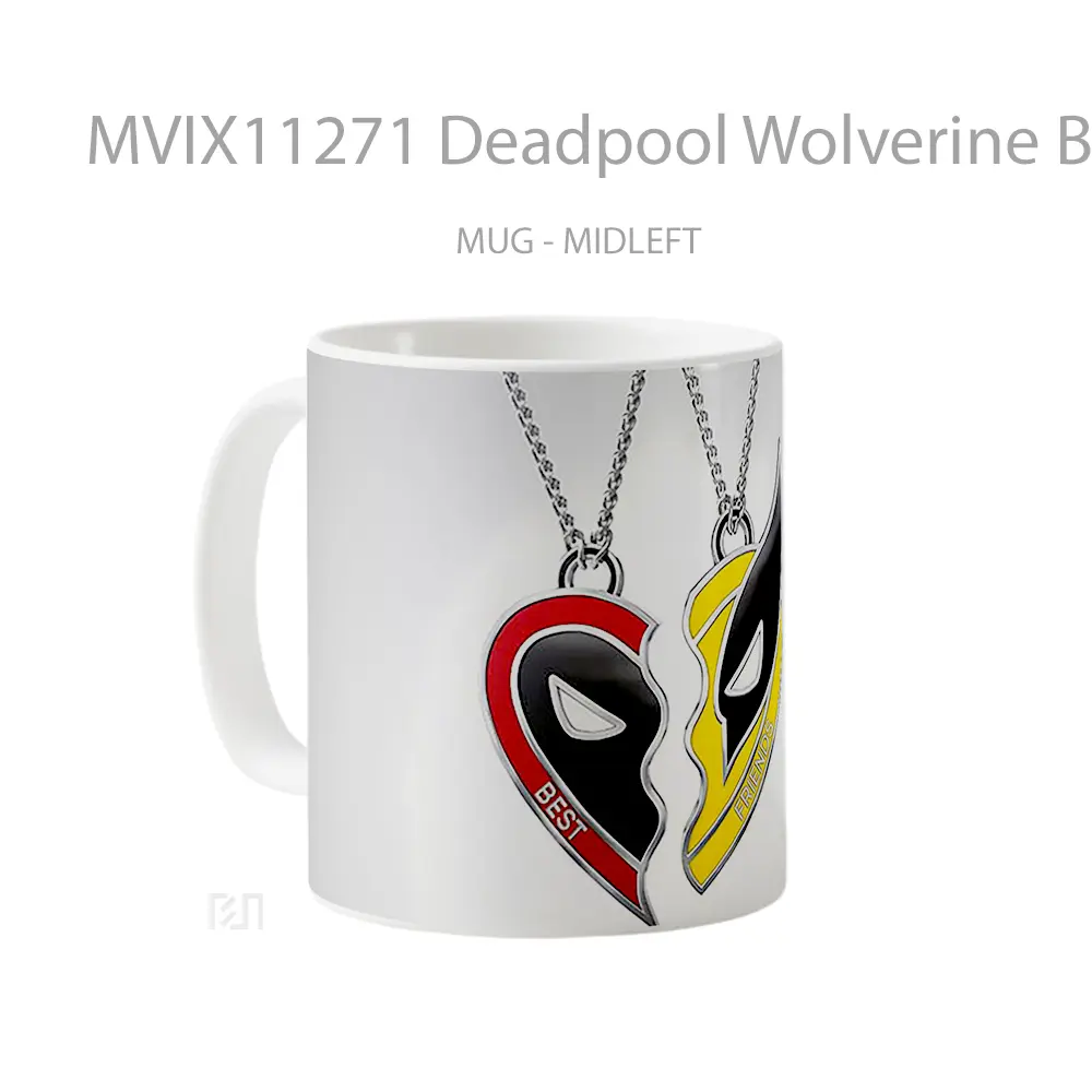 Mug Deadpool Wolverine Best Friends Koleksi Mug Limited Edition - All-side / Desain