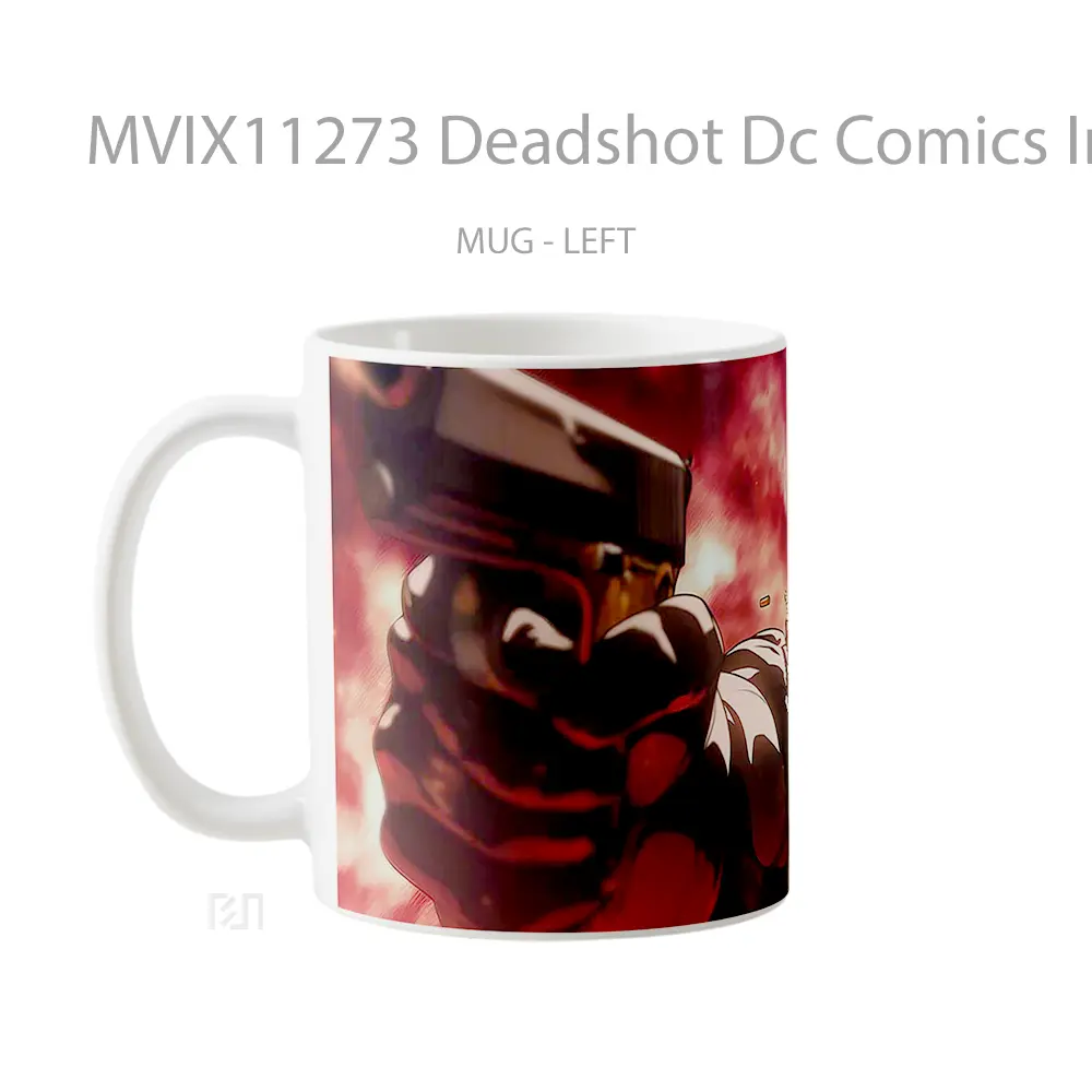 Mug Deadshot Dc Comics Intense Red Hadiah Spesial Fans Superhero - All-side / Desain