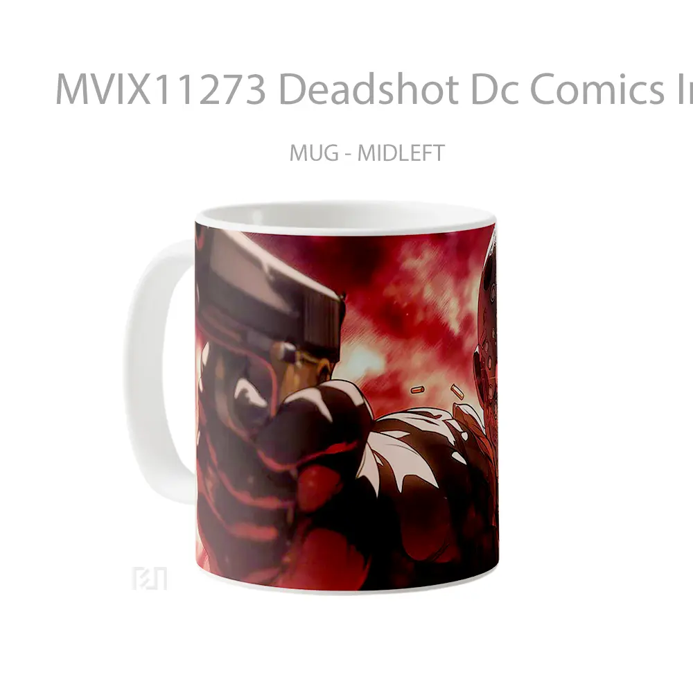Mug Deadshot Dc Comics Intense Red Hadiah Spesial Fans Superhero - All-side / Desain