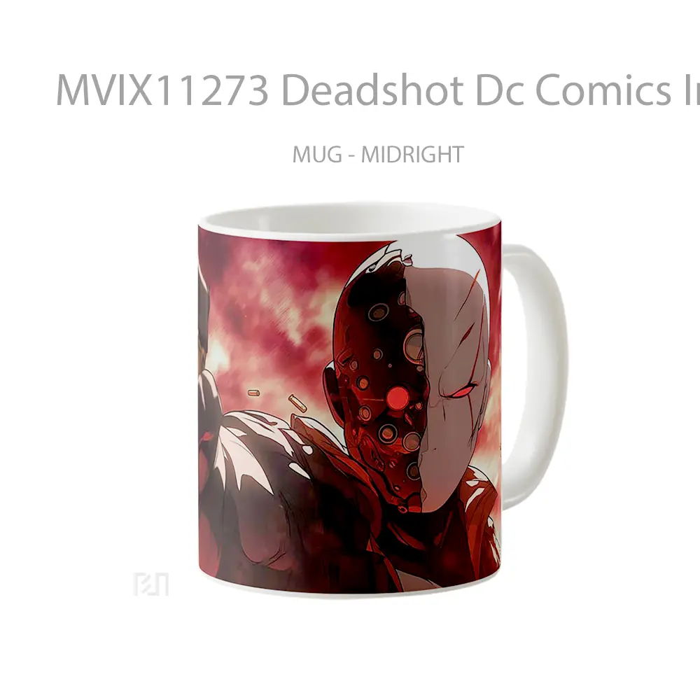 Mug Deadshot Dc Comics Intense Red Hadiah Spesial Fans Superhero - All-side / Desain