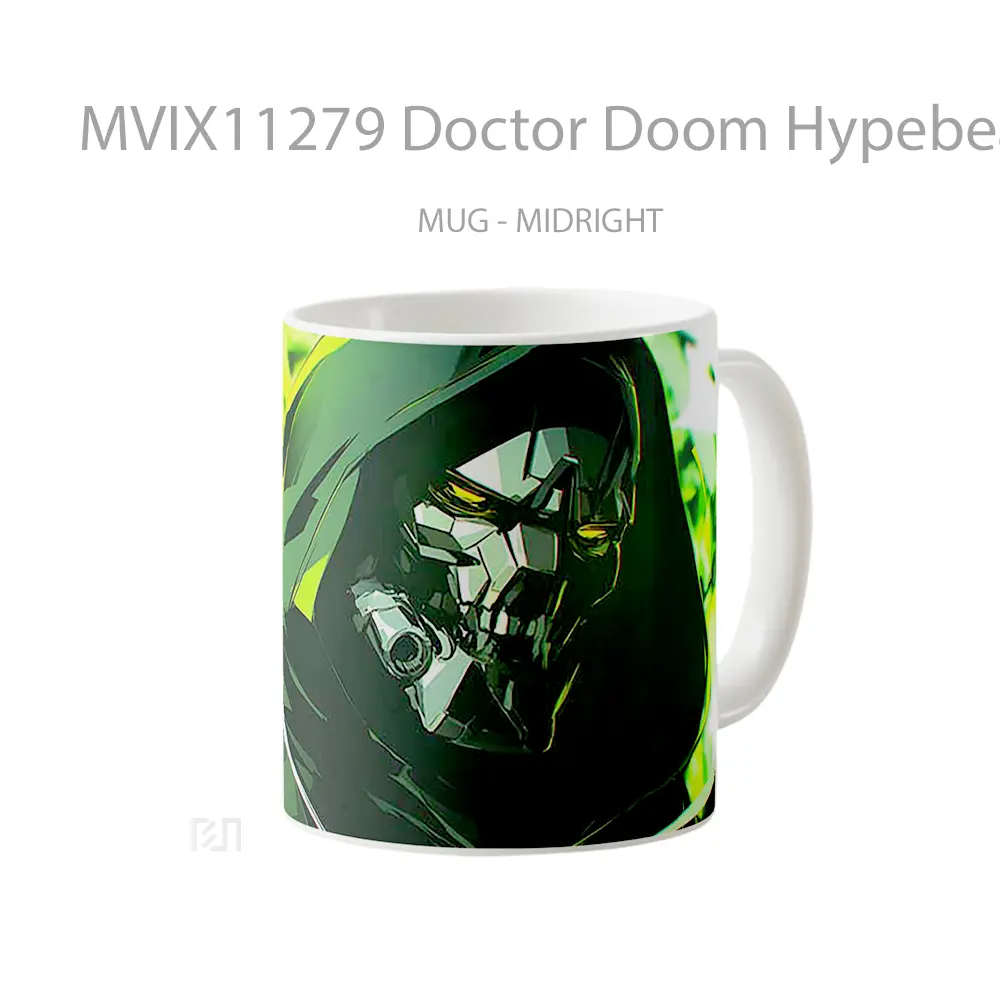Mug Doctor Doom Hypebeast Glow Koleksi Mug Limited Edition - All-side / Desain
