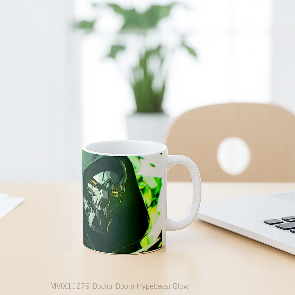Mug Doctor Doom Hypebeast Glow Koleksi Mug Limited Edition - All-side / Desain