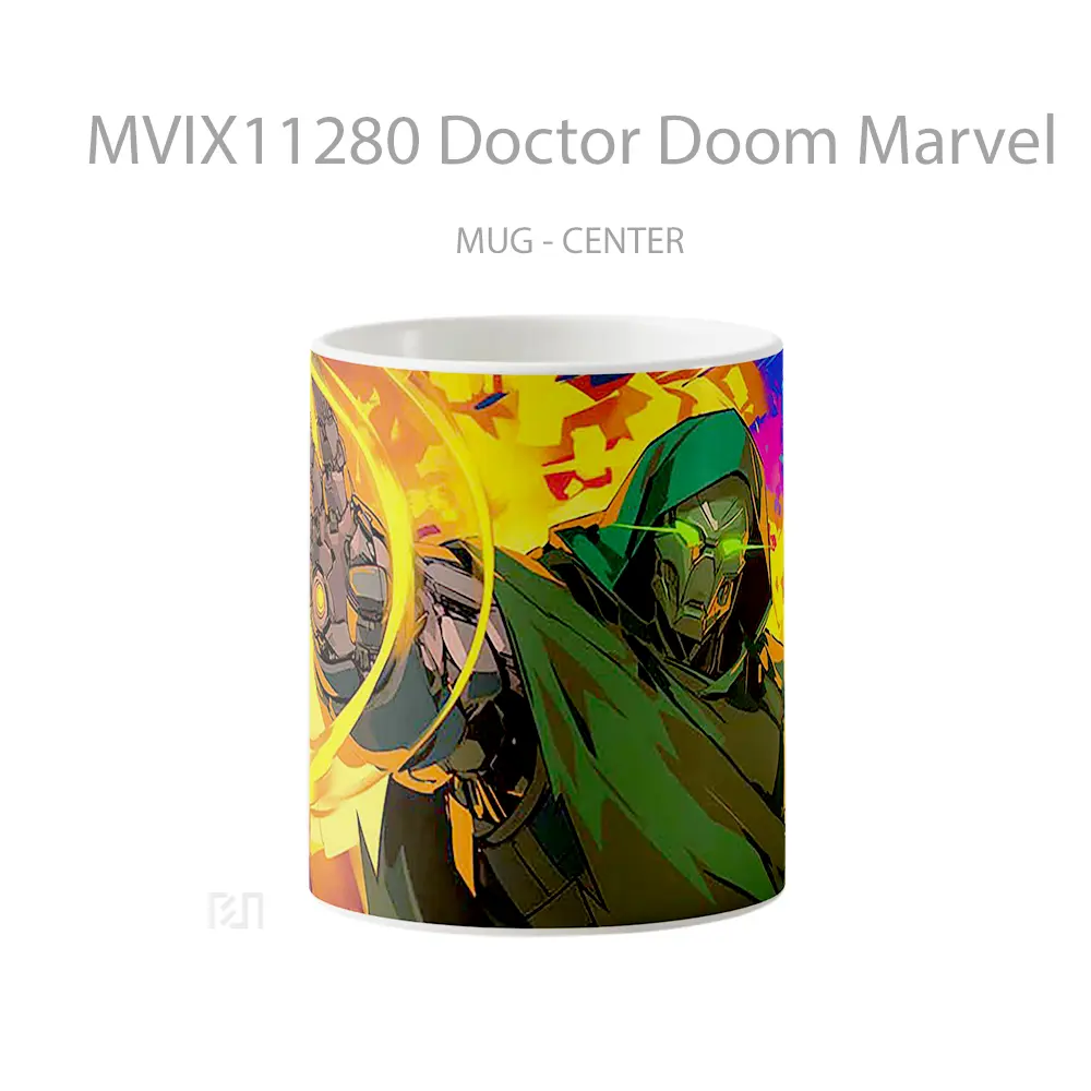 Mug Doctor Doom Marvel Gelas Keramik Koleksi Superhero