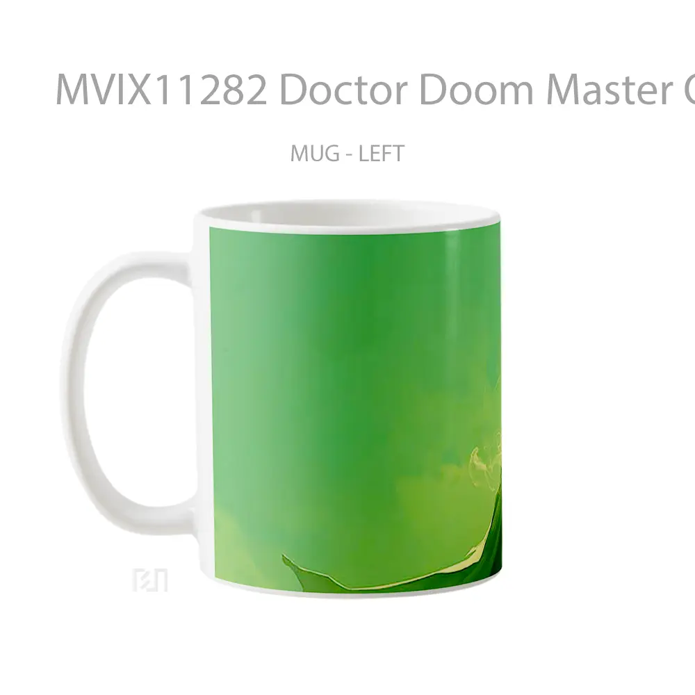 Mug Doctor Doom Master Of Magic Green Koleksi Mug Limited Edition - All-side / Desain