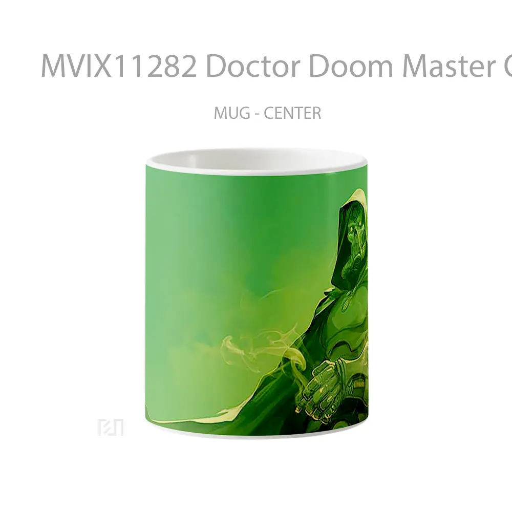 Mug Doctor Doom Master Of Magic Green Koleksi Mug Limited Edition