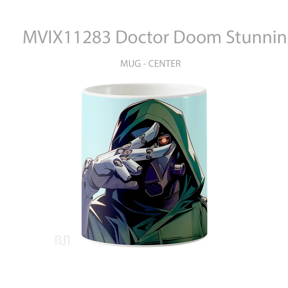 Mug Doctor Doom Stunning Gelas Keramik Desain Unik