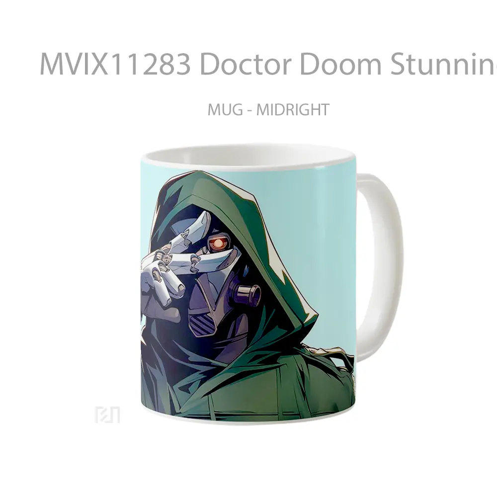 Mug Doctor Doom Stunning Gelas Keramik Desain Unik - All-side / Desain