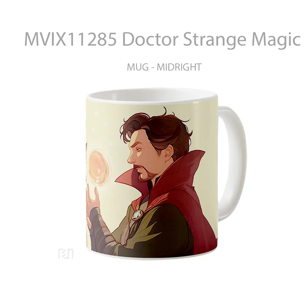 Mug Doctor Strange Magic Cat Hadiah Lucu dan Menarik - All-side / Desain