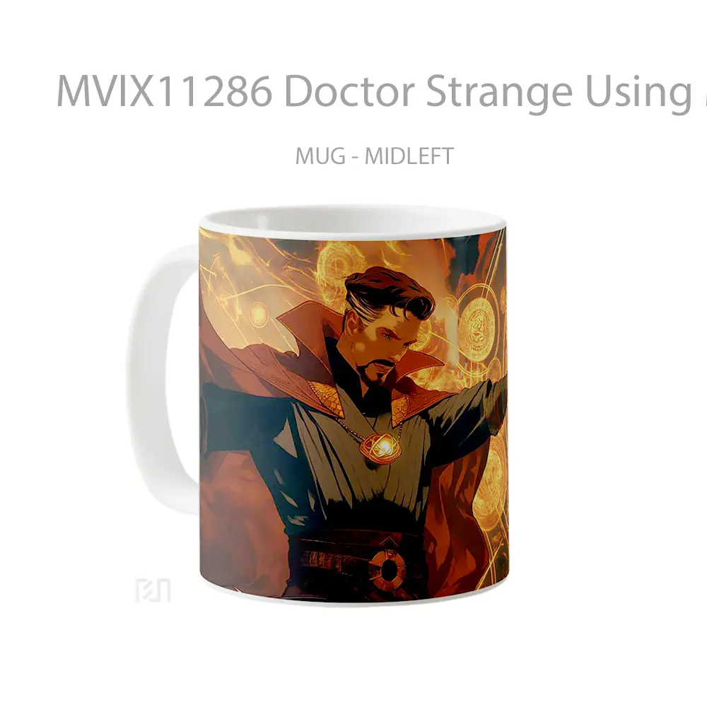 Mug Doctor Strange Using Magic Koleksi Mug Limited Edition - All-side / Desain