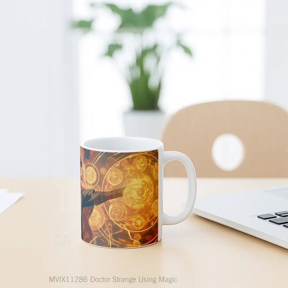 Mug Doctor Strange Using Magic Koleksi Mug Limited Edition - All-side / Desain