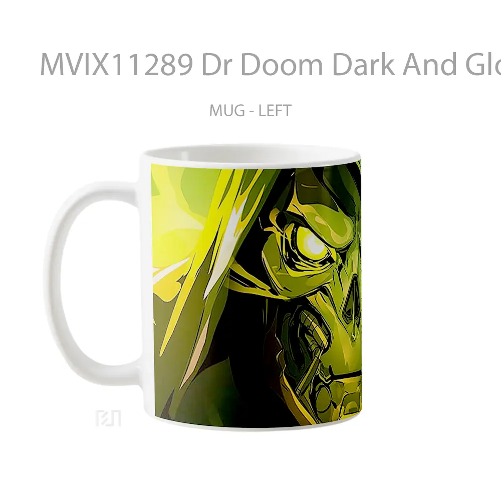 Mug Dr Doom Dark And Gloomy Gelas Keramik Desain Unik - All-side / Desain