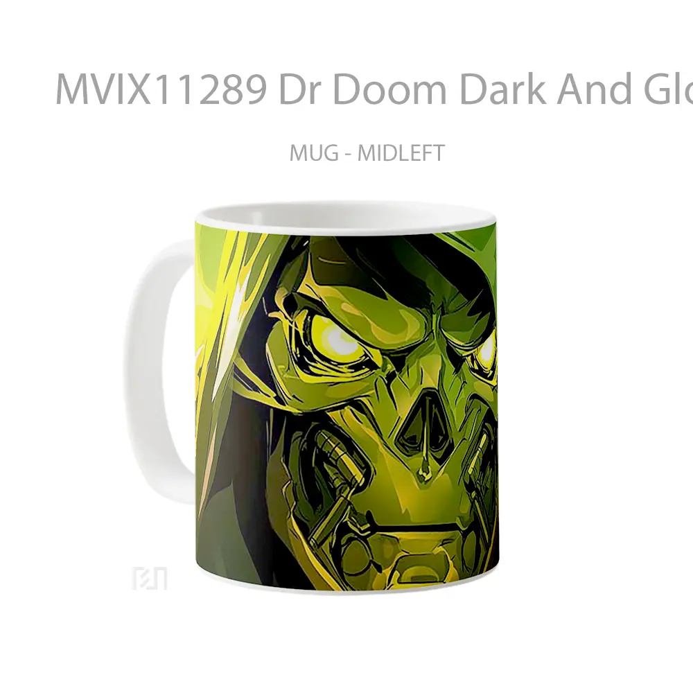 Mug Dr Doom Dark And Gloomy Gelas Keramik Desain Unik - All-side / Desain