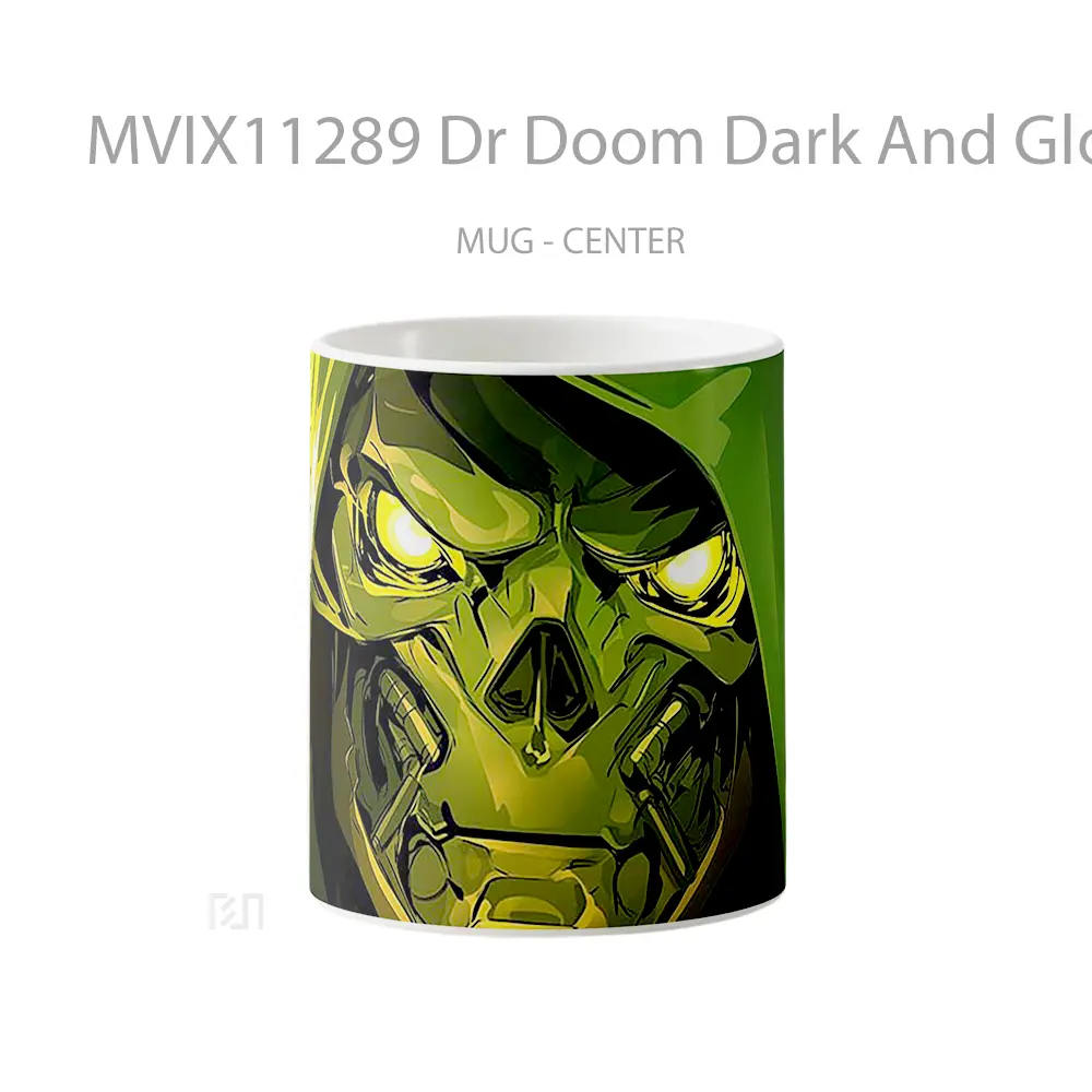Mug Dr Doom Dark And Gloomy Gelas Keramik Desain Unik