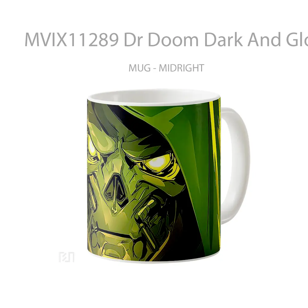 Mug Dr Doom Dark And Gloomy Gelas Keramik Desain Unik - All-side / Desain