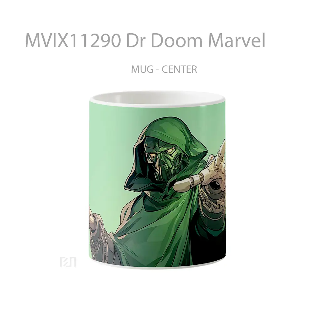Mug Dr Doom Marvel Merchandise Karakter Ikonik