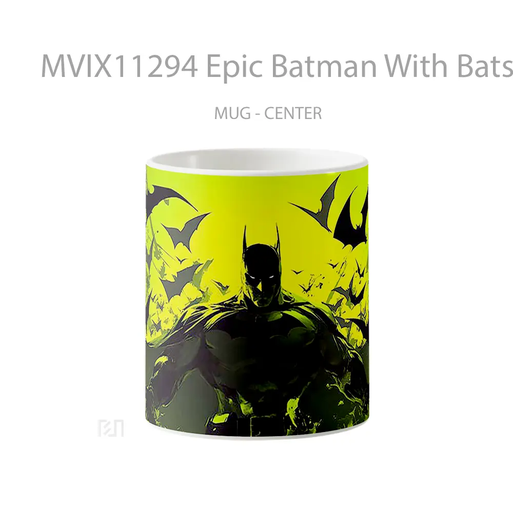 Mug Epic Batman With Bats Toxic Hadiah Spesial Fans Superhero