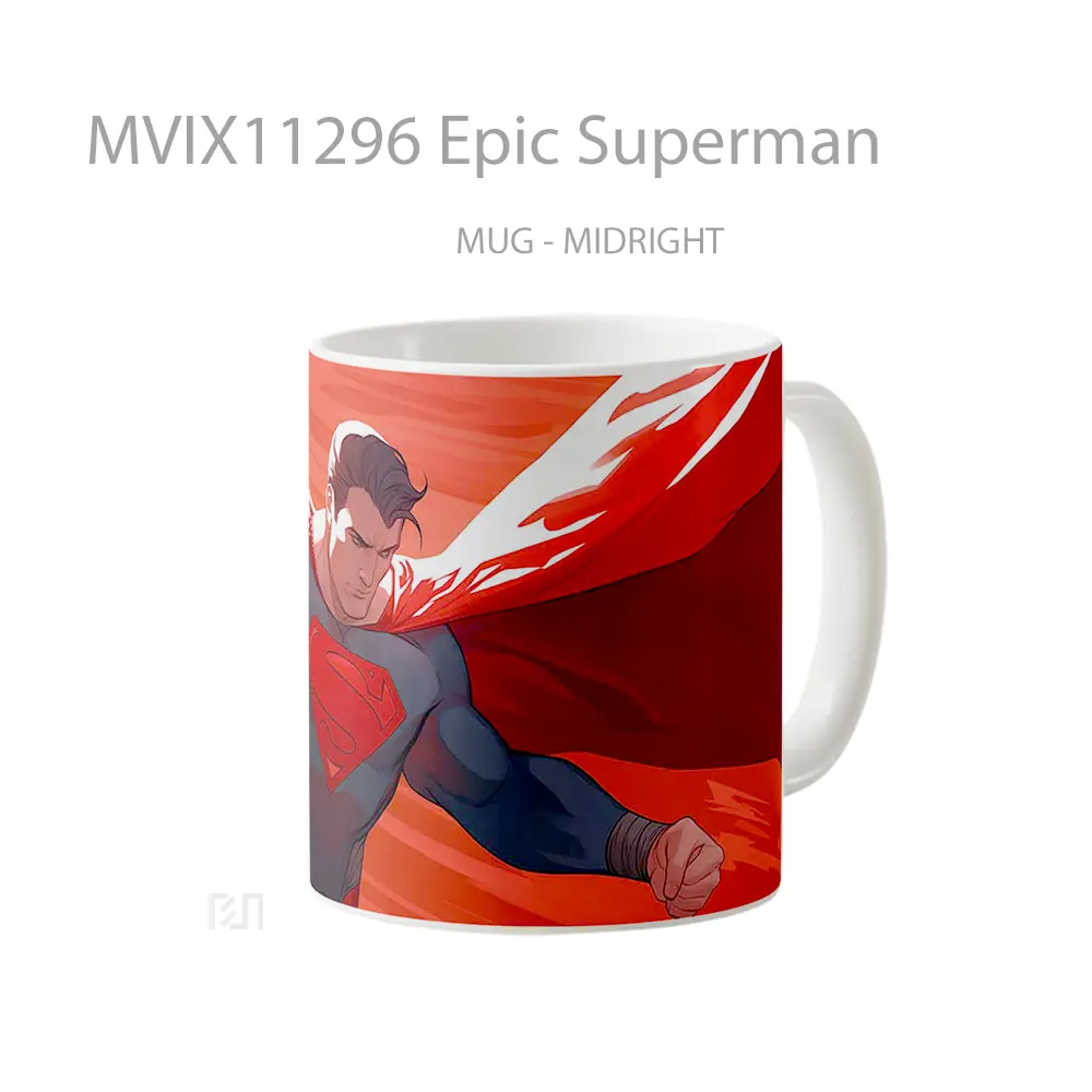 Mug Epic Superman Gelas Keramik Koleksi Superhero - All-side / Desain