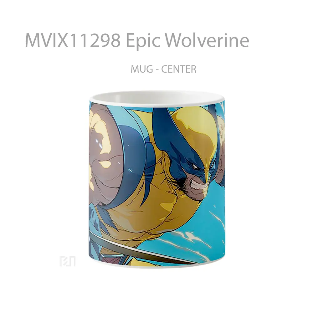 Mug Epic Wolverine Gelas Keramik Desain Unik