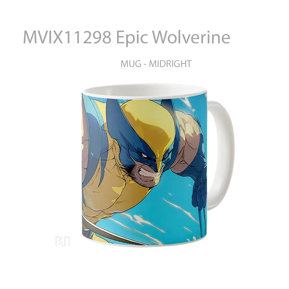 Mug Epic Wolverine Gelas Keramik Desain Unik - All-side / Desain